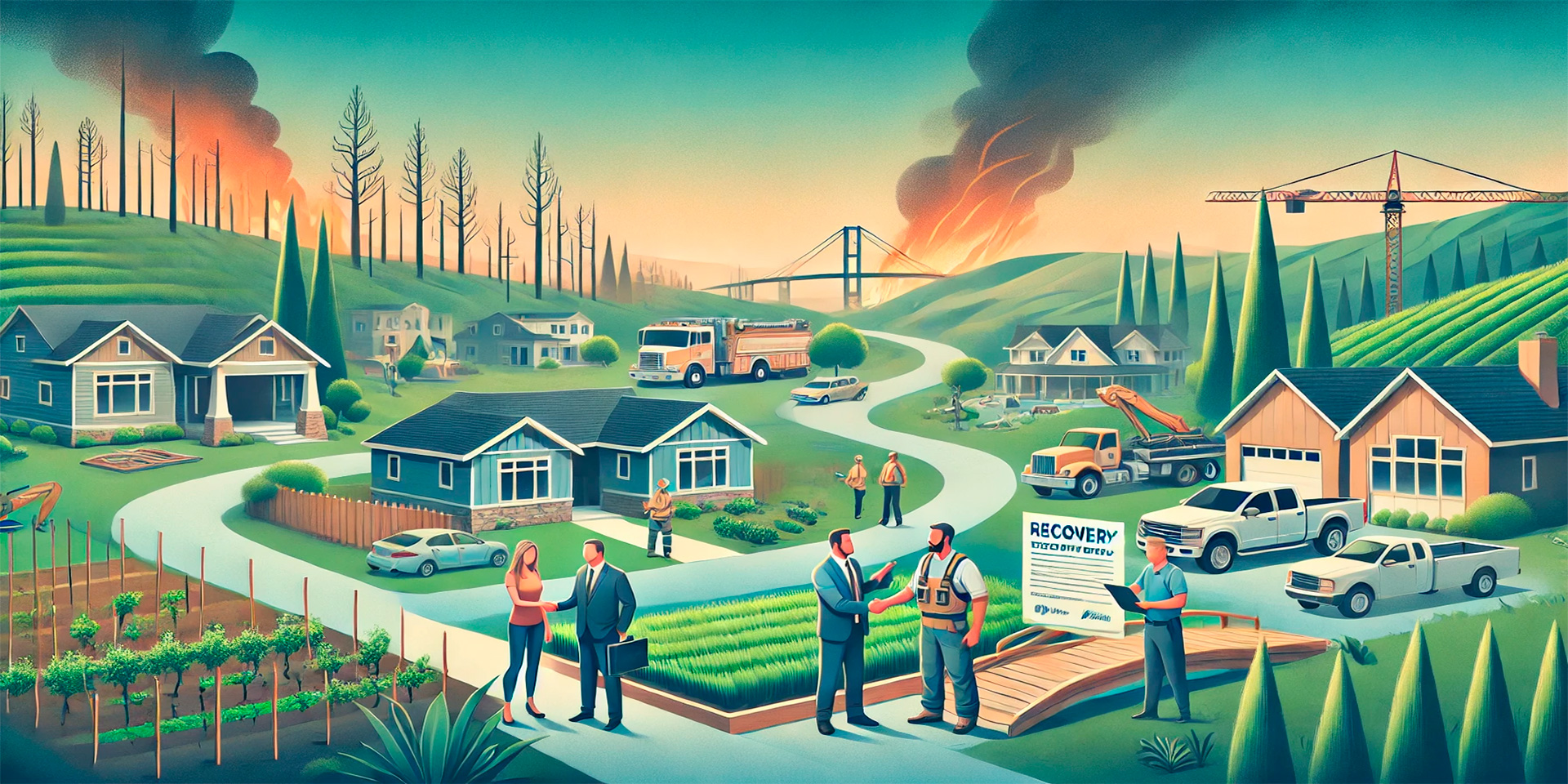 Rebuilding After Wildfires: How Government Loans Support Recovery Efforts